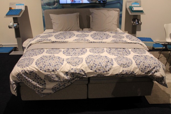 Nu € 3150,- Showmodel Instore Outlet Boxspring Eastborn - Plum 180 x 200